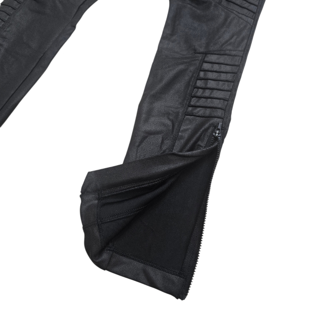 NEW Athleta Womens Delancey Gleam Moto Tight Leggings Faux Leather - Picture 10 of 15